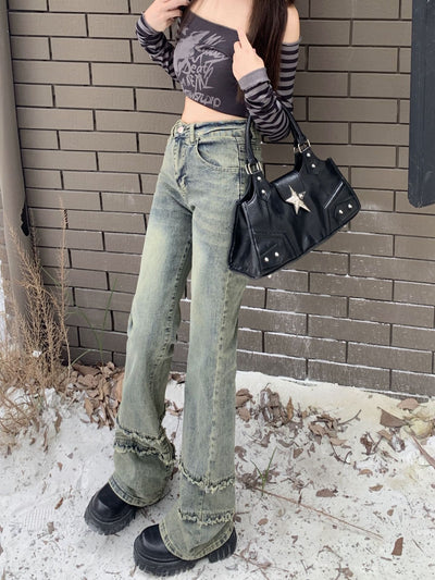 Retro High Waist Pant Jeans