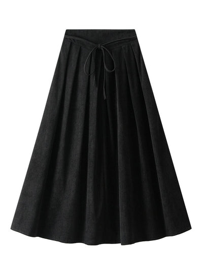 High Waist Pleated Skirt