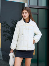 Short Warm Cotton Down Coat