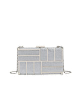 Oblique-span Diamond-encrusted Dinner Bag