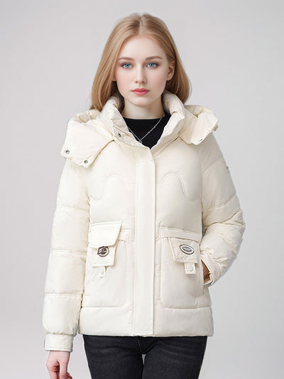 Loose Padded Pocket Cotton-padded Jacket