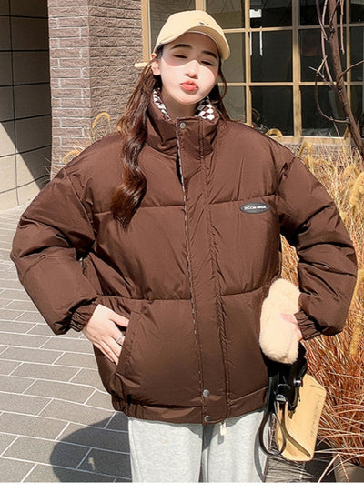 Loose Thick Short Cotton-padded Jacket