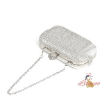 Chain Diamond-encrusted One-shoulder Bag