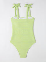 One-piece Solid Color Swimsuit