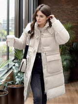 Loose Slim and Thick Hooded Cotton-padded Jacket