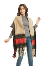 Thickened Thick Fringed Scarf