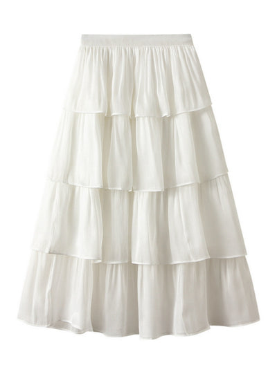 Women Mid-Length Cake Skirt