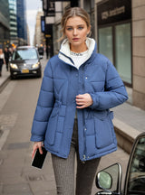 Loose Plus Size Padded Cotton Coat