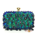 Holding Evening Double-sided Beaded Sequined Bag