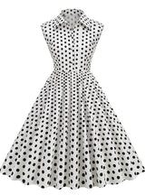 Women Polka Dot Retro 50S Dress