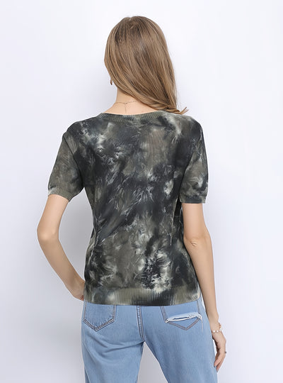 Loose Round Neck Short Sleeve T-shirt