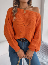 Leisure Hollow Long Sleeve Sweater