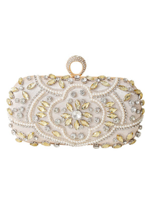 Hand Diamond-encrusted Rhinestone Dinner Bag