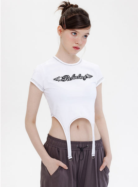 Retro Short Sleeve Slim T-shirt