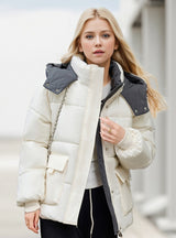 Short Hooded Padded Cotton-padded Jacket