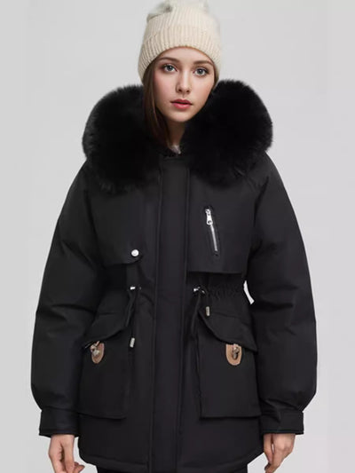 Slim Padded Cotton-padded Jacket Coat