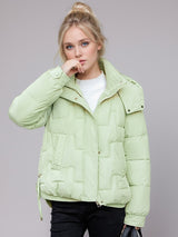 Short Cotton-padded Down Coat