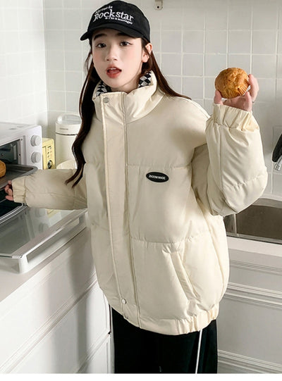 Loose Thick Short Cotton-padded Jacket