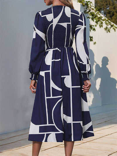 Play Long-sleeved Printed Dress