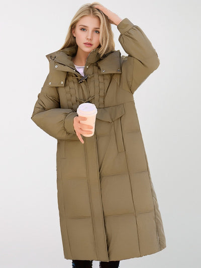 Hooded Padded Cotton-padded Jacket Coat