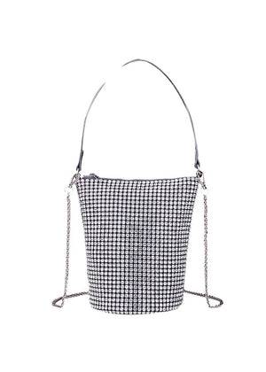 Fashion Chain Diamond Bucket Bag