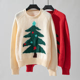 Women Christmas Tree Turtleneck Sweater