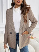 Casual Button Lapel Long Sleeve Coat