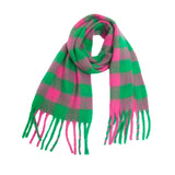 Thickened Coarse Beard Plaid Scarf