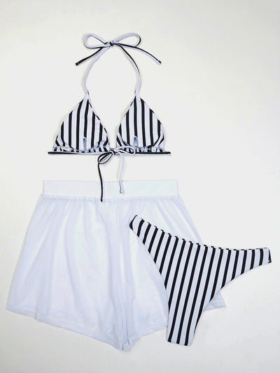 Split Sexy Swimsuit Three-piece Suit