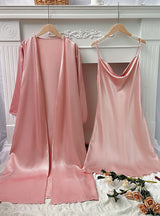 Suspender Nightgown Robe Pajamas Suit