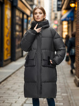 Long Loose Padded Cotton-padded Jacket