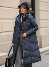 Retro Long Thick Loose Cotton-padded Jacket