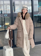 Medium and Long Thick Cotton-padded Jacket Coat