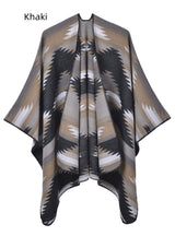 National Fashion Split Jacquard Jacquard Cloak