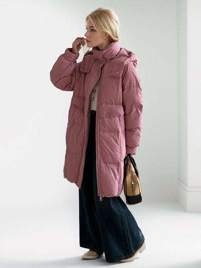 Loose and Thick Long Cotton-padded Coat