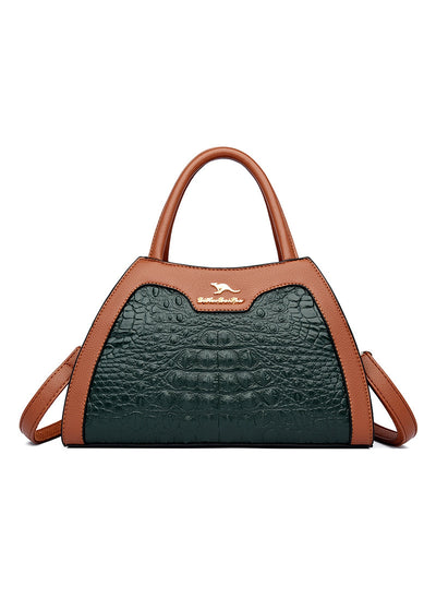 Crocodile One-shoulder Handbag