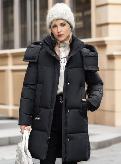 Winter Thick Hooded Long Coat