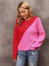 Loose Knit Pullover Sweater