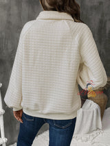 Loose Solid Color Leisure Pullover Top