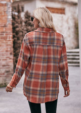 Casual Fashion Loose Plaid Shirt