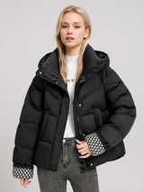 Women Hooded Loose Padded Down Coat