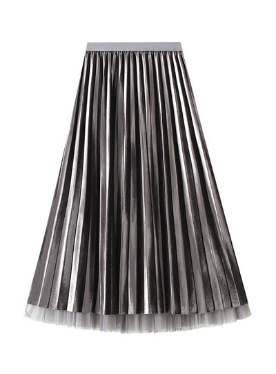 Women Velvet Gauze Skirt