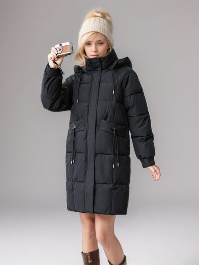 Loose Thick Warm Long Cotton-padded Jacket