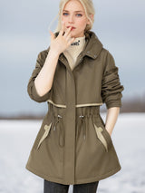 Women Hood Thickened Cotton-padded Jacket