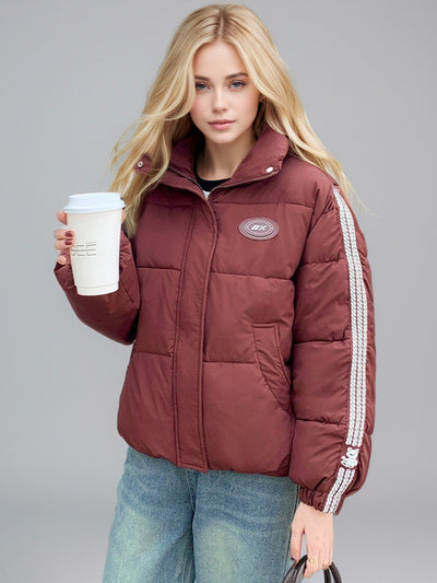 Casual Warm Short Collar Cotton-padded Jacket