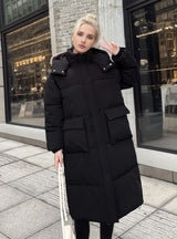 Loose Long Cotton-padded Jacket Coat