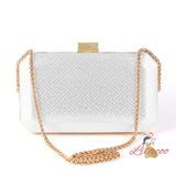 One-shouldered Diamond-encrusted Dinner Bag