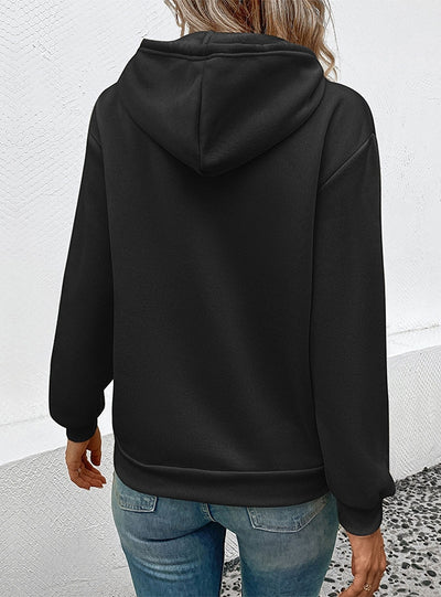 Leisure Halloween Pumpkin Hooded Pullover Top