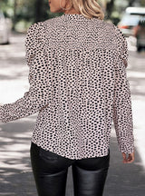 Leopard Print Long Sleeve Shirt