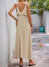 Sleeveless Suspender Loose Casual Dress